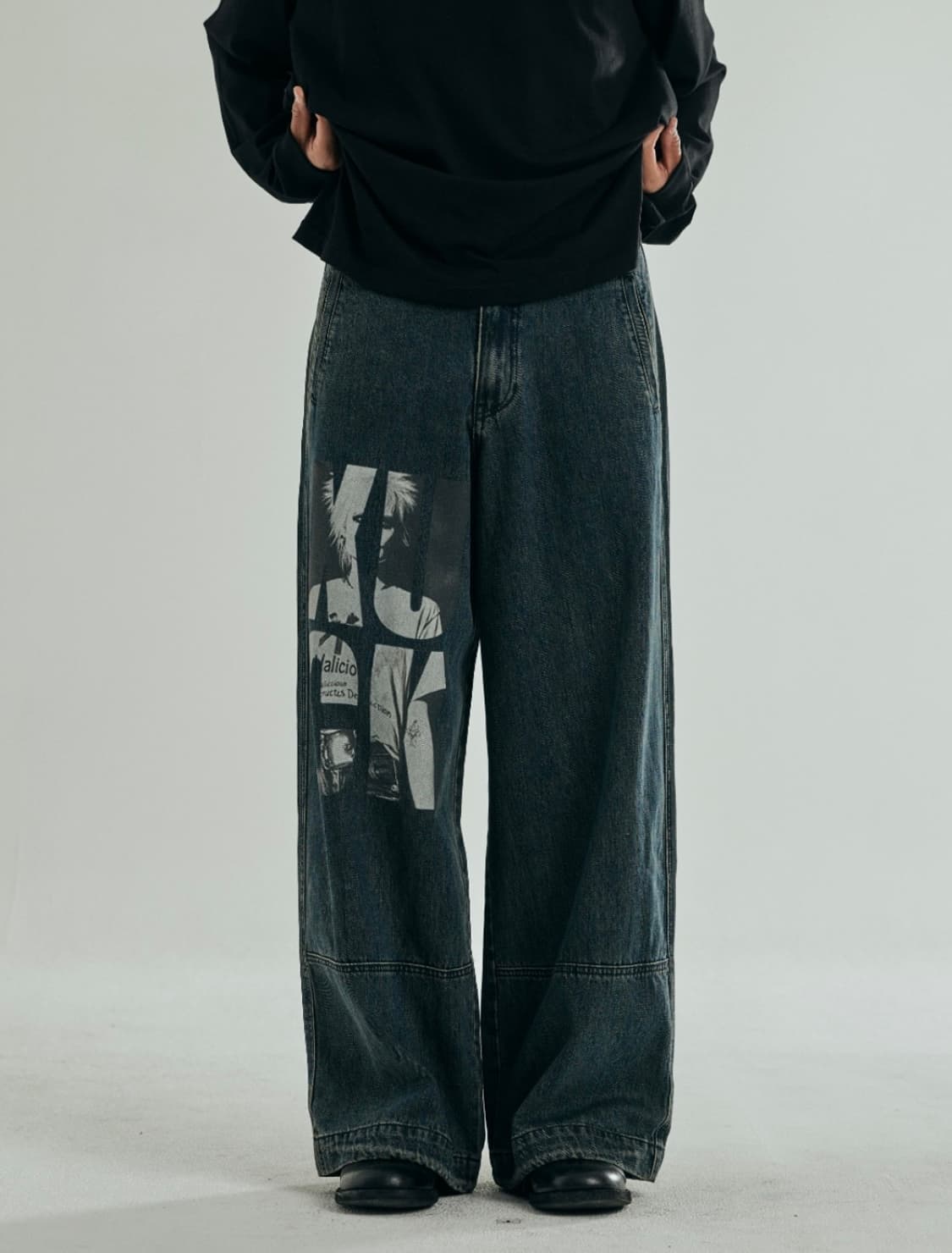 본바트 레베카 데님 팬츠 (오일 인디고) 상품이미지5