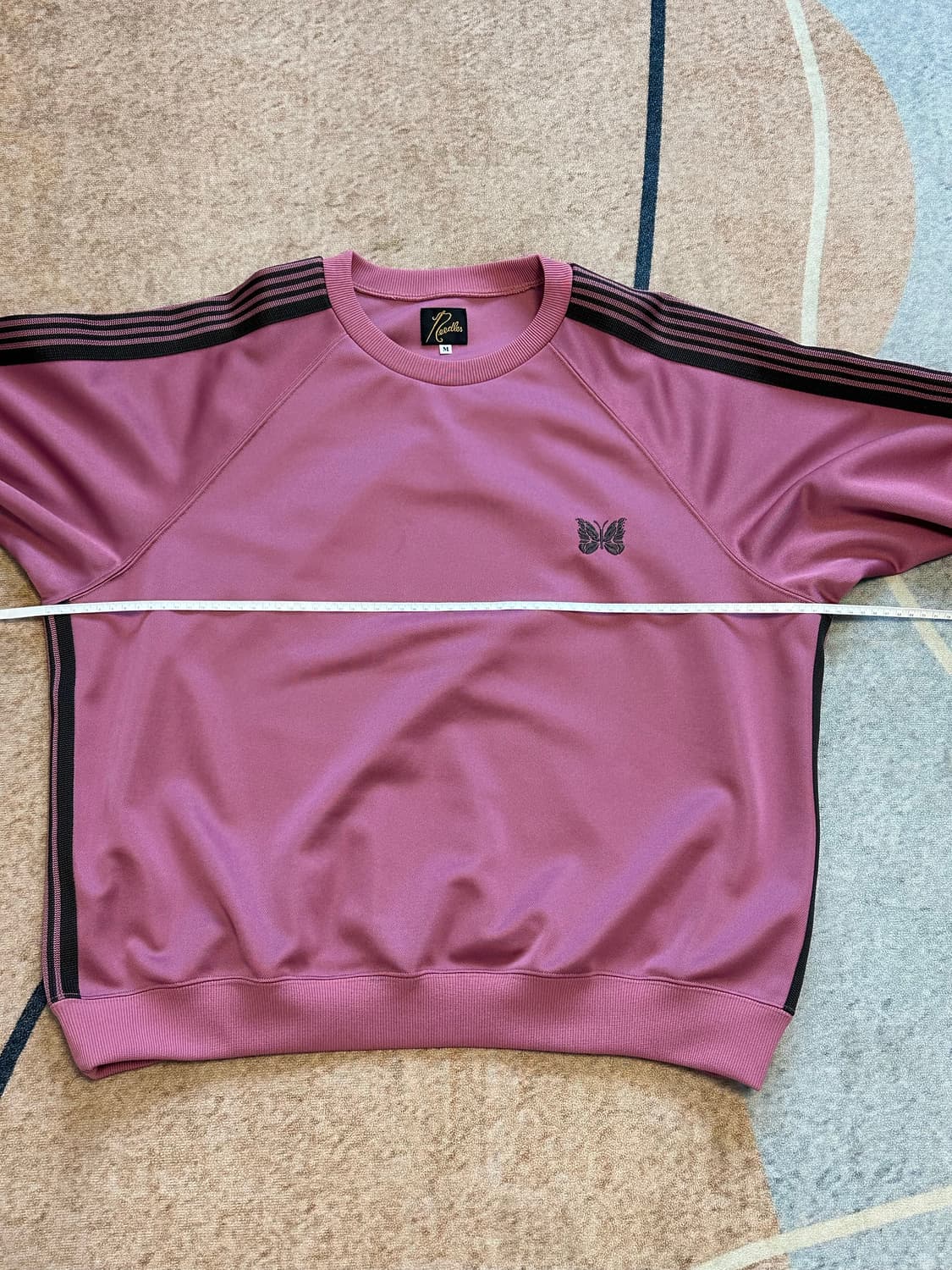 [M] 니들스(Needles) 트랙 크루넥 폴리 스무스 스모크 핑크 상품이미지5