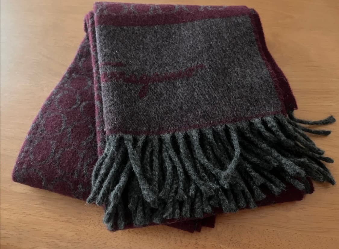 Ferragamo 페라가모 캐시미어 간치니 머플러 상품이미지1