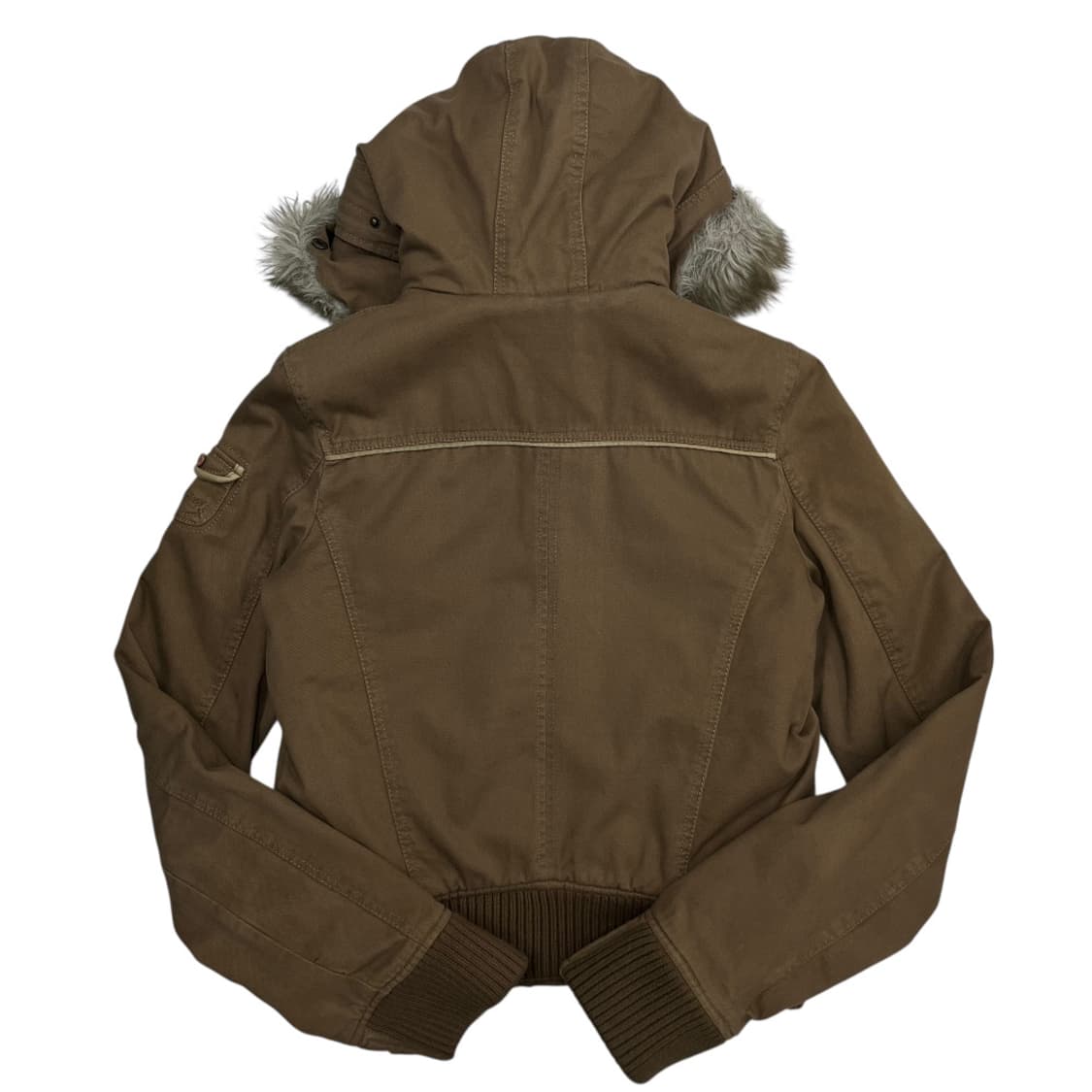 아베크롬비 y2k 순록로고 베이지 울프죠 자켓 상품이미지5