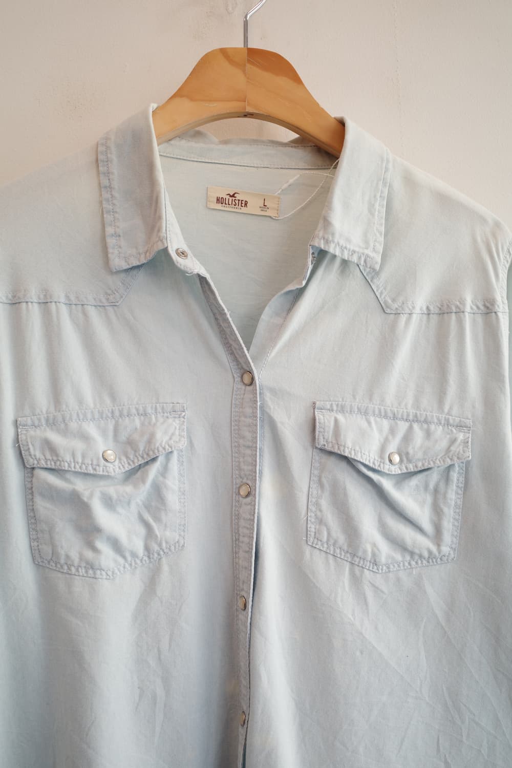 HOLLISTER 홀리스터 코튼 투포켓 셔츠  상품이미지2