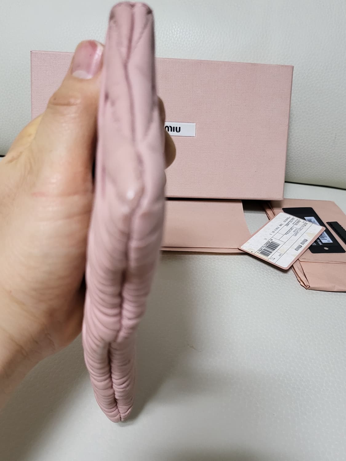 미우미우 파우치지갑 정품 상품이미지6