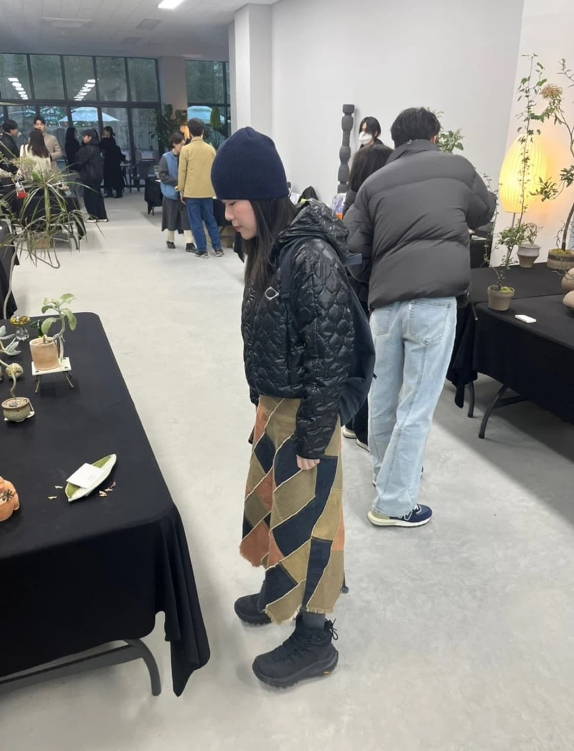 미스치프 롬버스 퀄티드 자켓 퍼플 M 상품이미지1