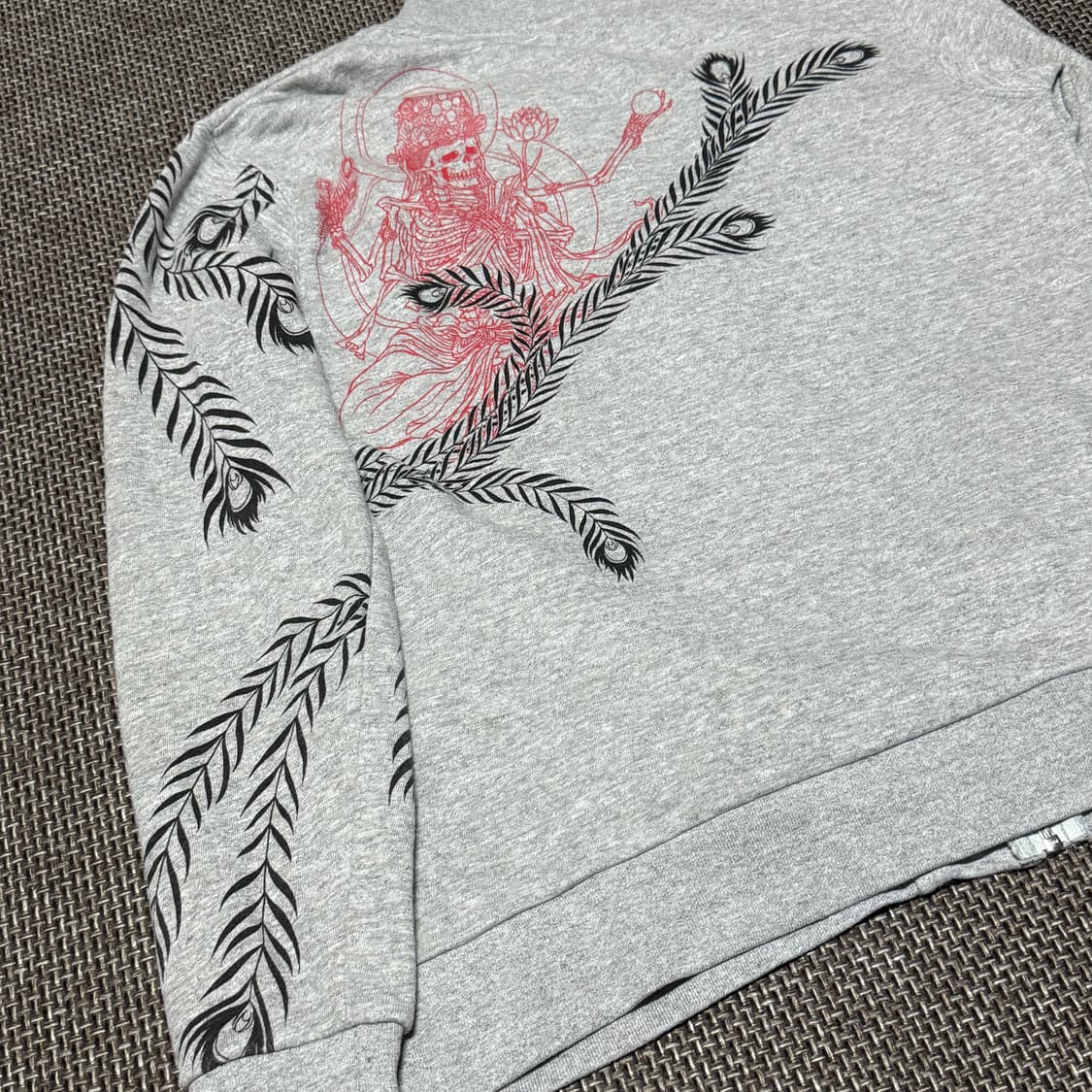 00s CROPPED HEADS 해골보살 집업 상품이미지5