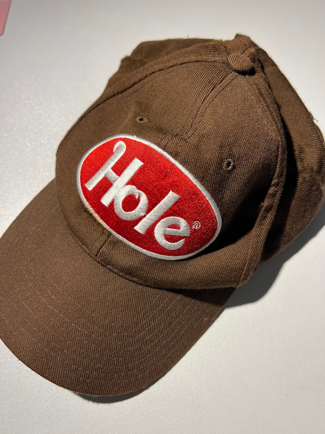 빈티지 90s Hole 로고 스냅백 캡 상품이미지1