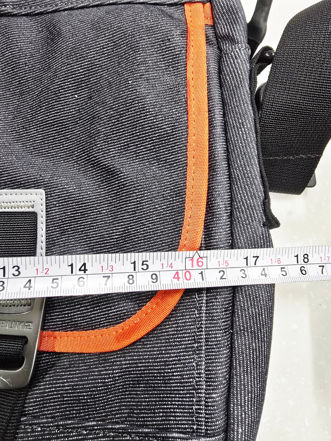 팀벅2 메신저백 블랙/오렌지 상품이미지8