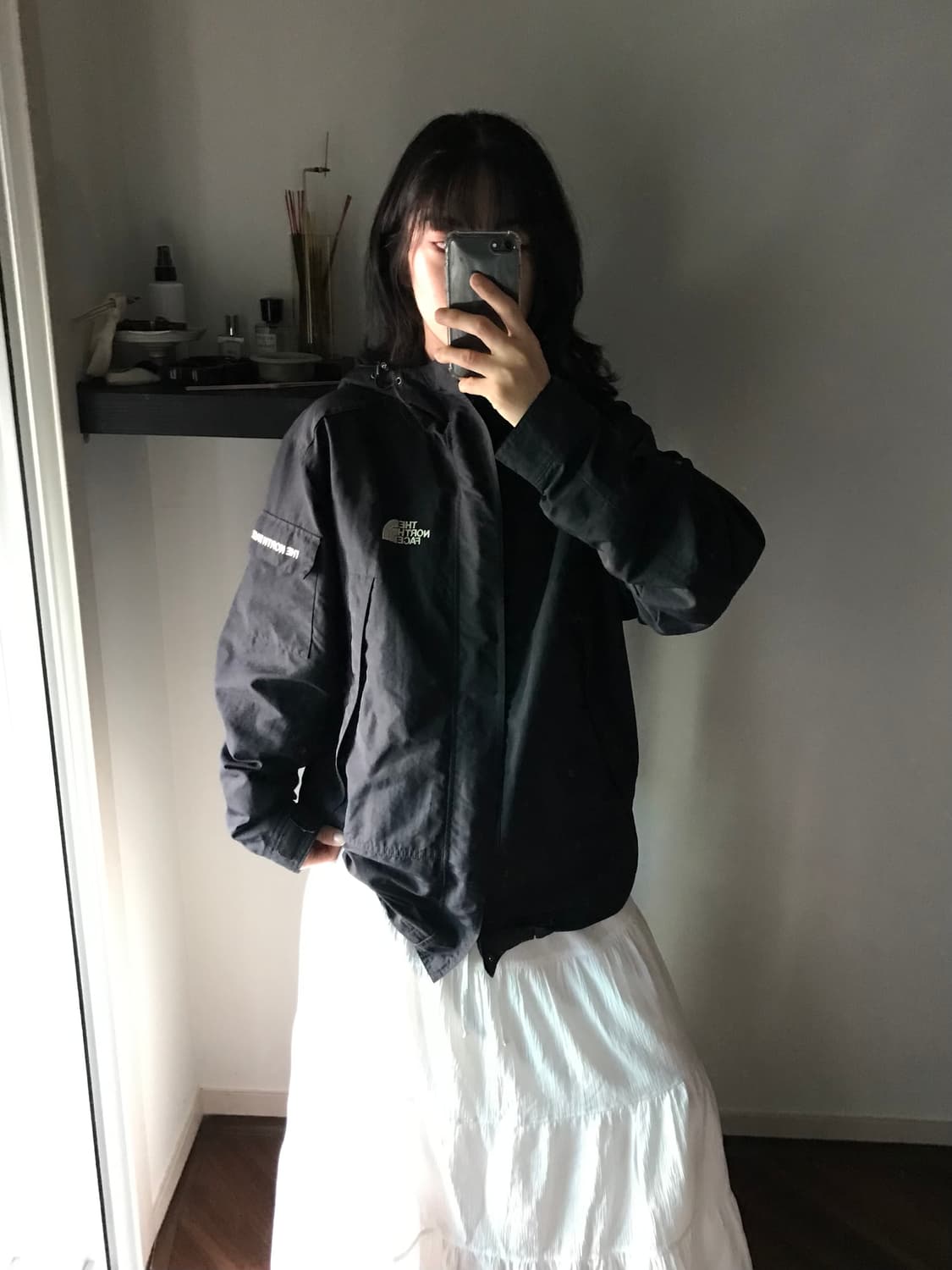 노스페이스 윈드 로고 바람막이 자켓 상품이미지1