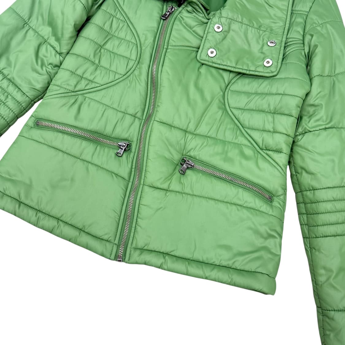 디젤 빈티지 바이커 하이넥 경량패딩 상품이미지5