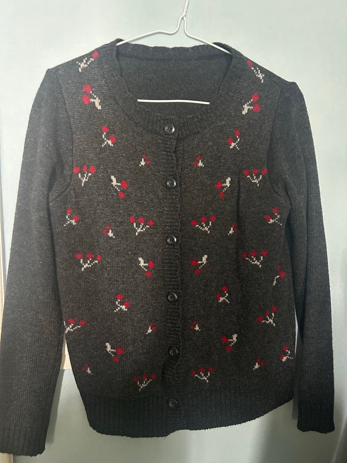 빈티지 체리 가디건 상품이미지1