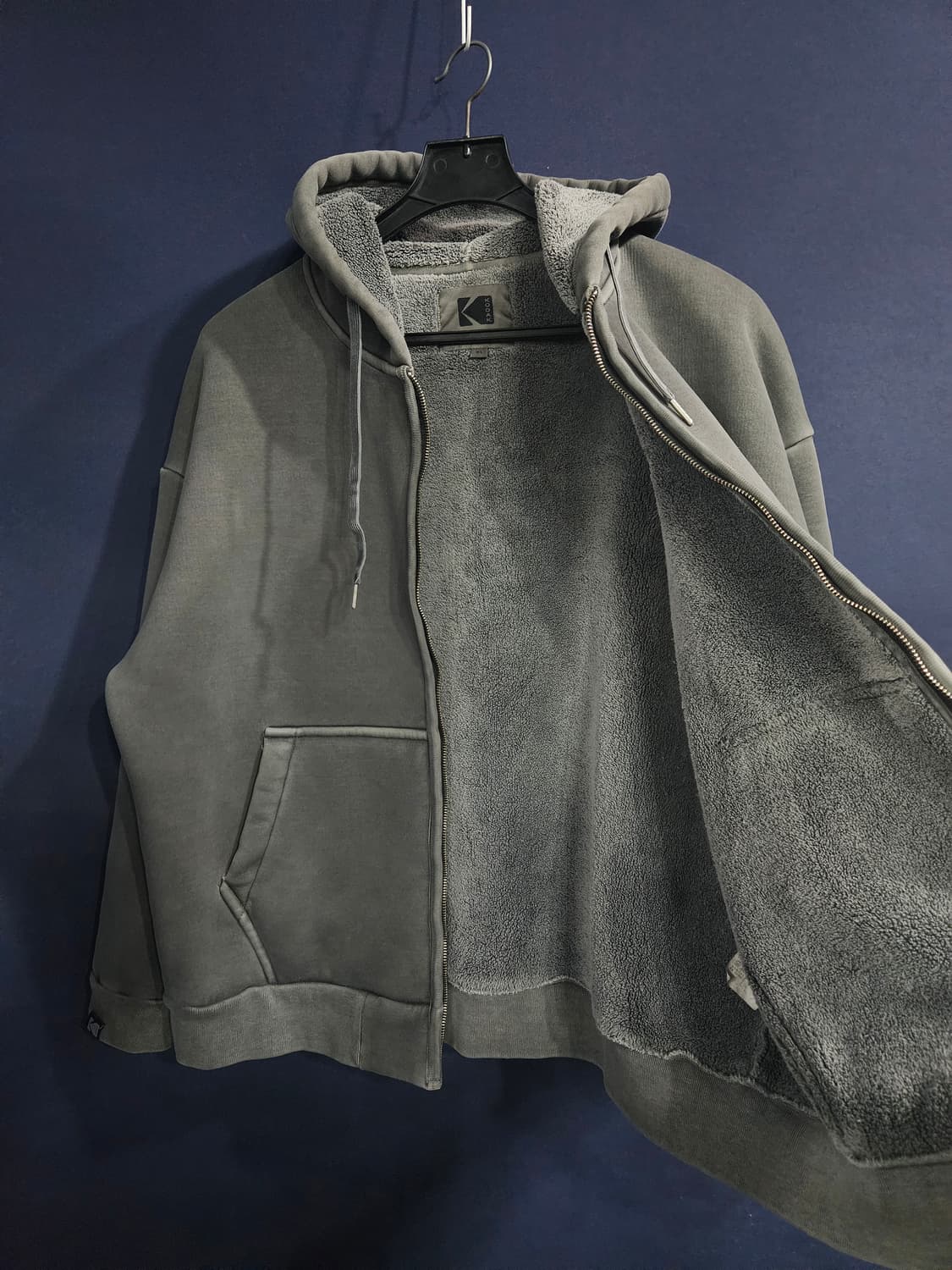 코닥 그레이컬러 남성 세미오버핏 105 후드집업  상품이미지8