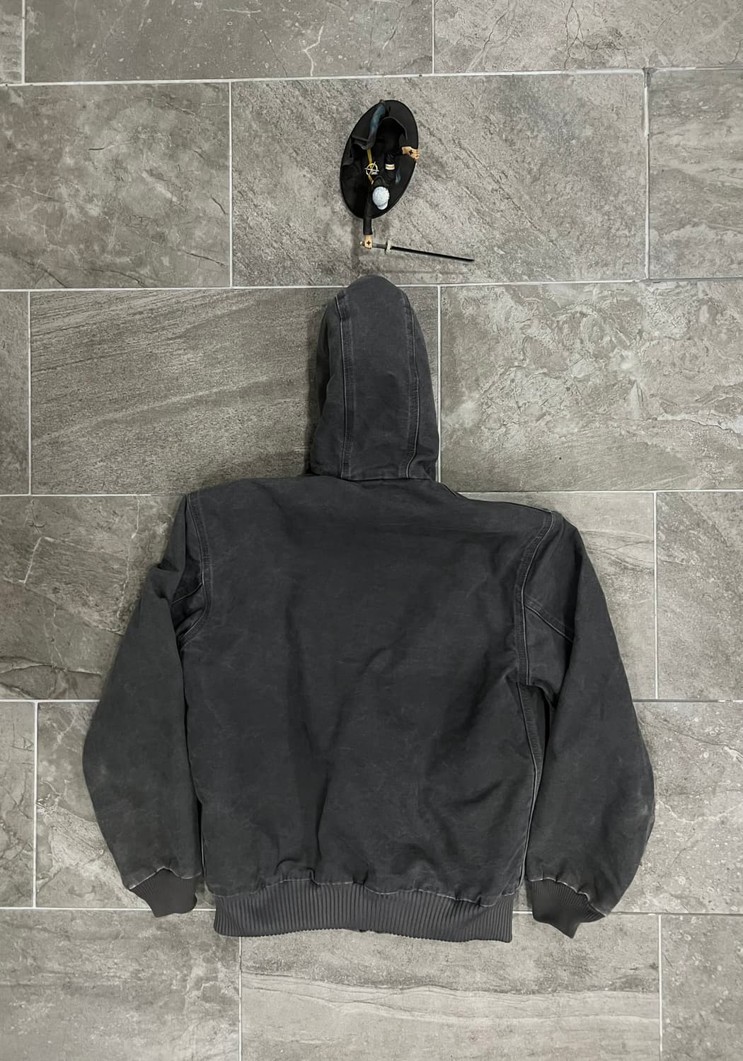 (S) 칼하트 후드 덕 액티브 자켓 J130 GVL 그래블 상품이미지2