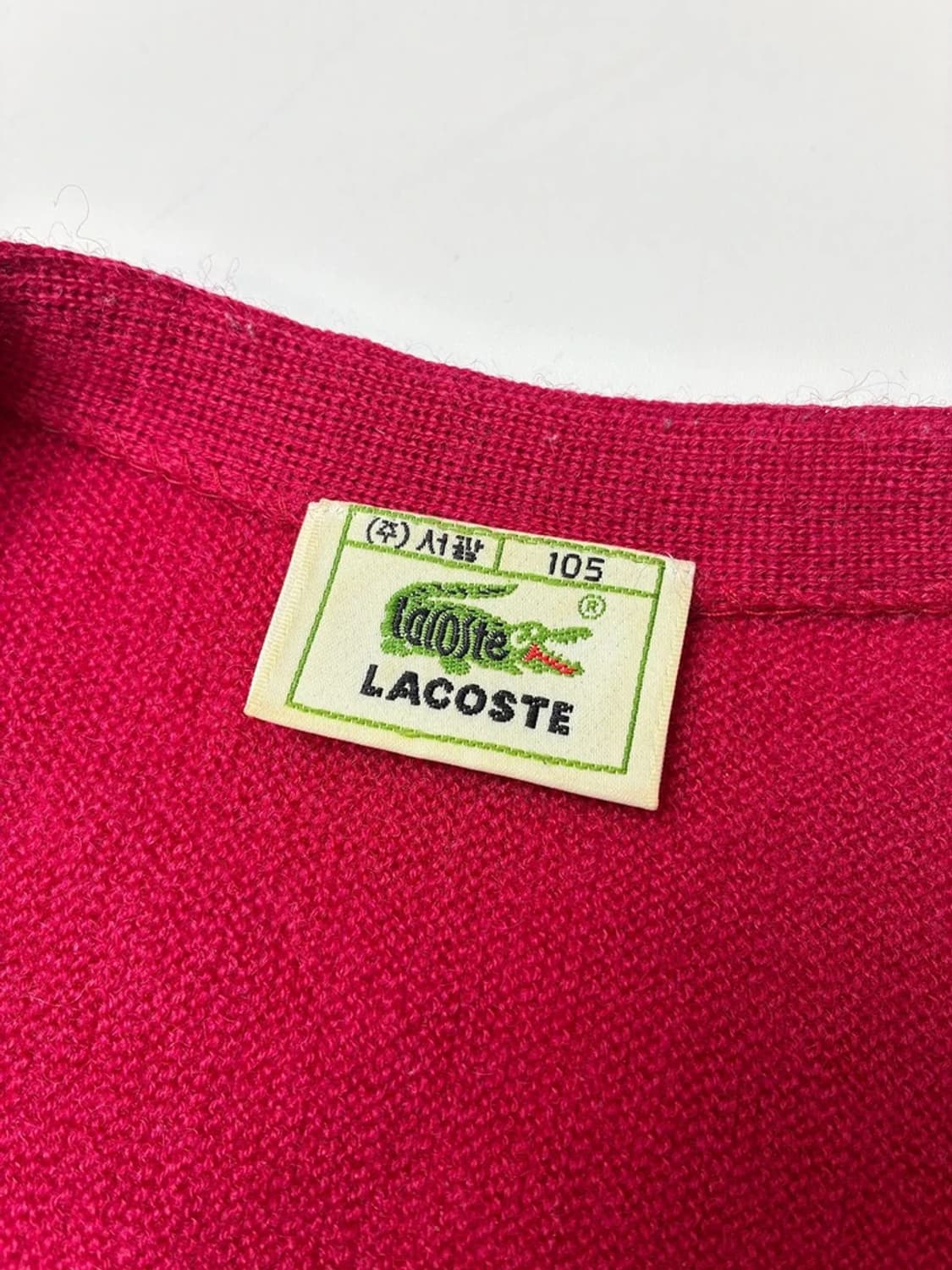 라코스테 90s 서광 니트 가디건 PN5310 상품이미지6