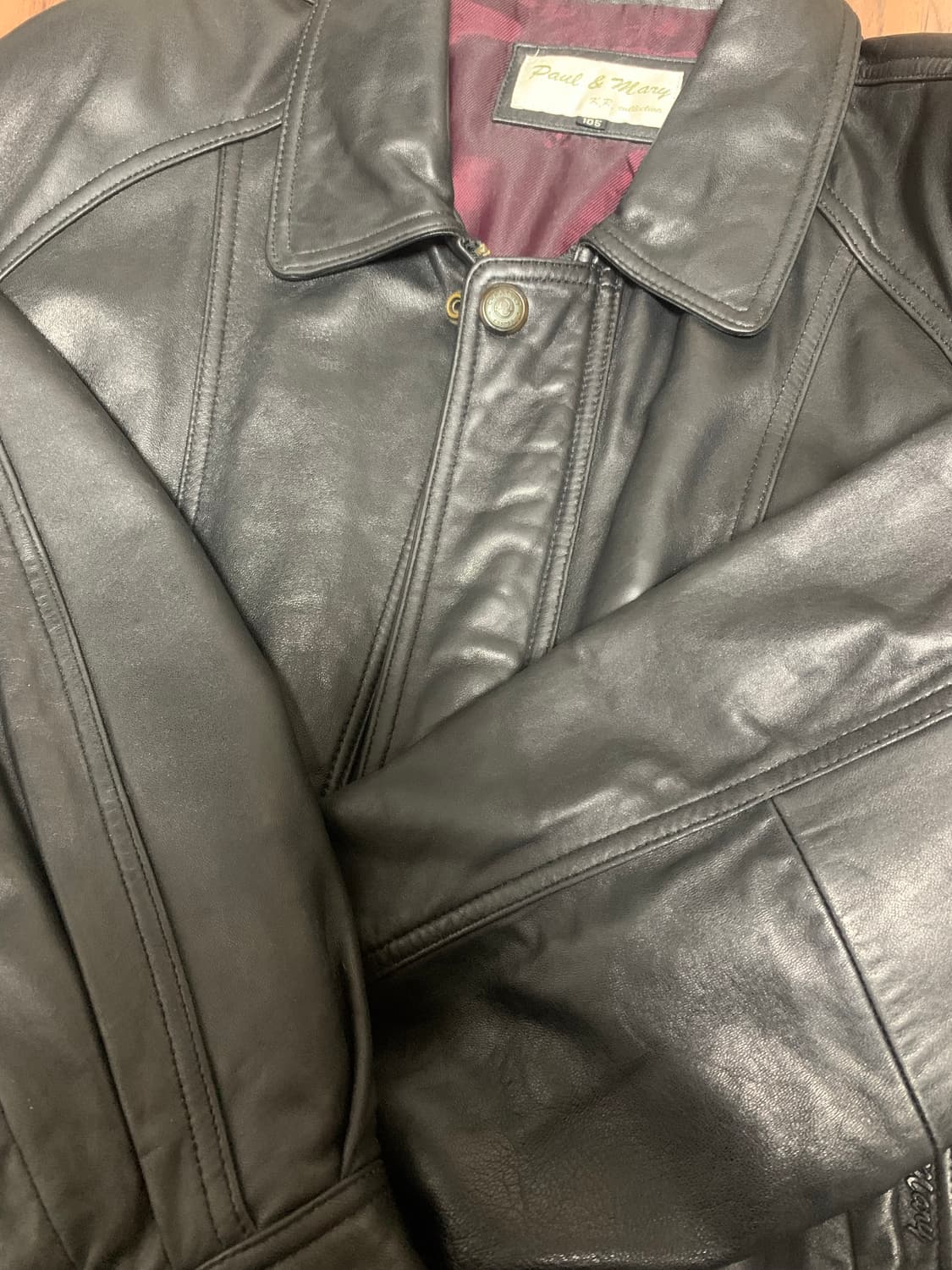 90s 양가죽 봄버자켓 상품이미지10