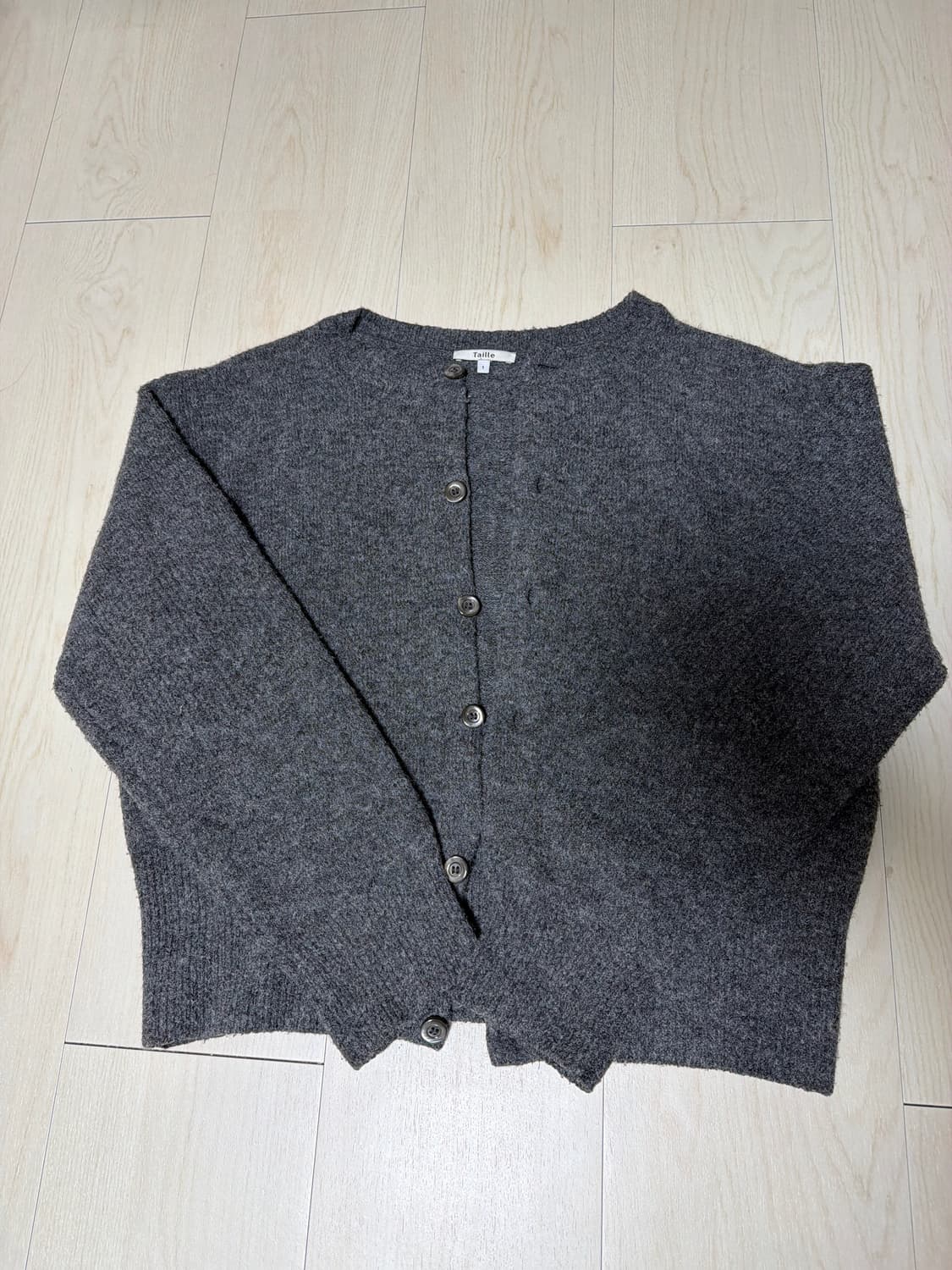 타일레 가디건 슬래이트 그레이 사이즈1 상품이미지2