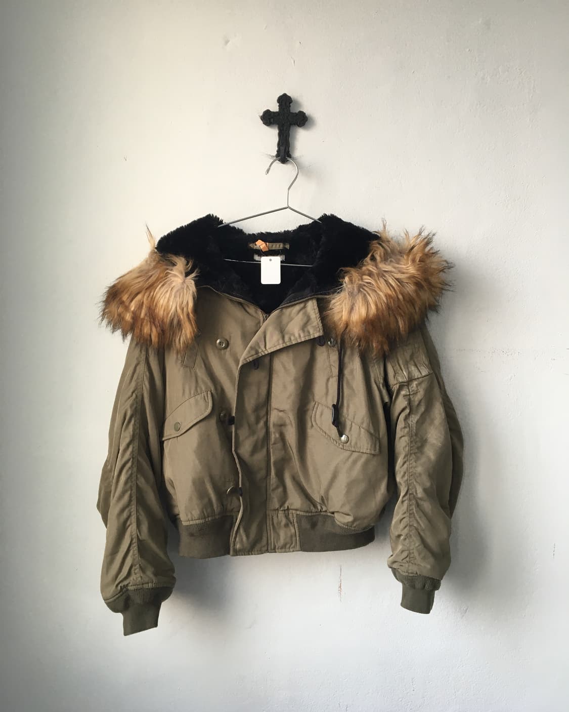 Moussy fake fur hood jacket 상품이미지2