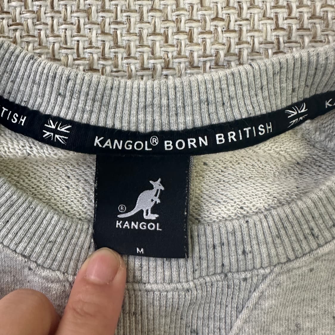 M 캉골 그레이 컬러 맨투맨 0421D 상품이미지2