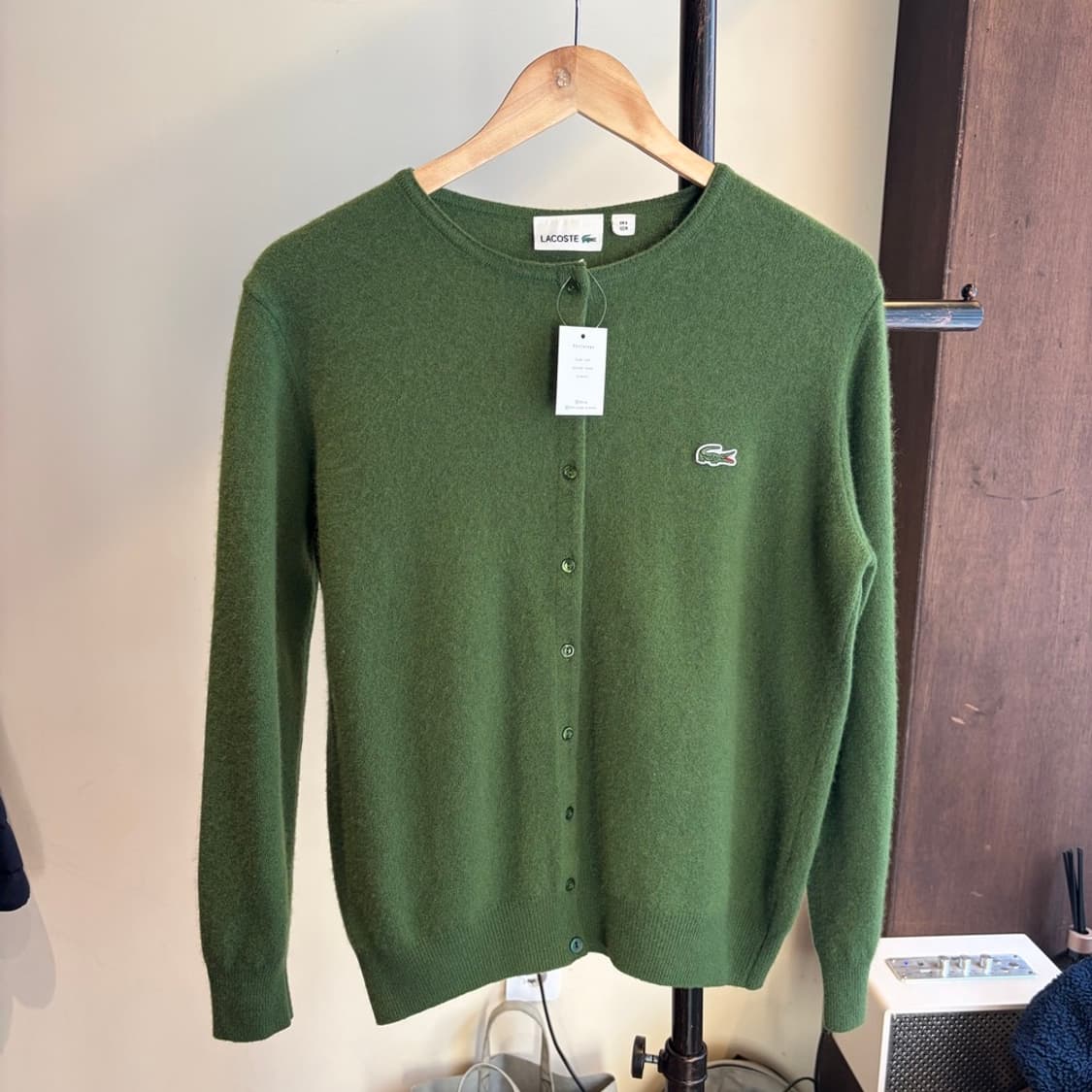 15524 - 라코스테 그린 울 가디건  상품이미지2
