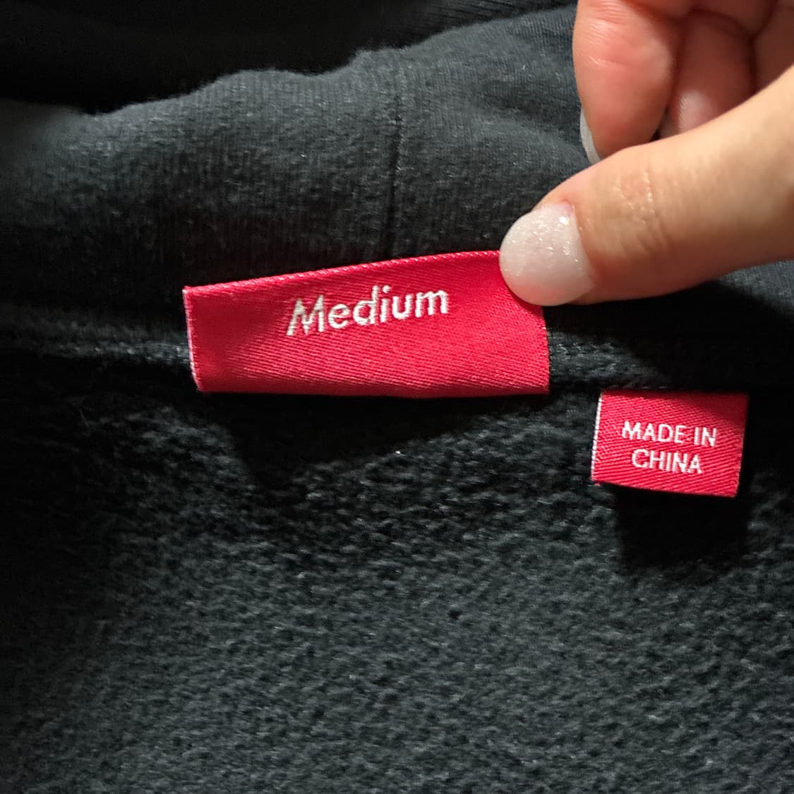 슈프림 패치워크 후드 집업(M) 상품이미지9