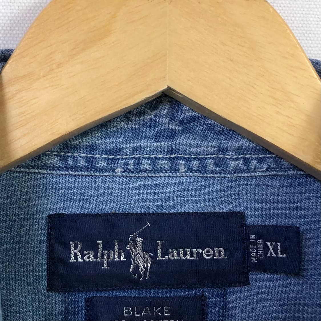 Xxl 폴로 데님 셔츠 상품이미지3