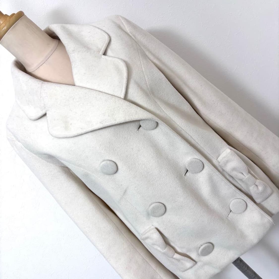 리즈리사 리본 포켓 숏코트 달천깔 라떼갸루 히메갸루 상품이미지2