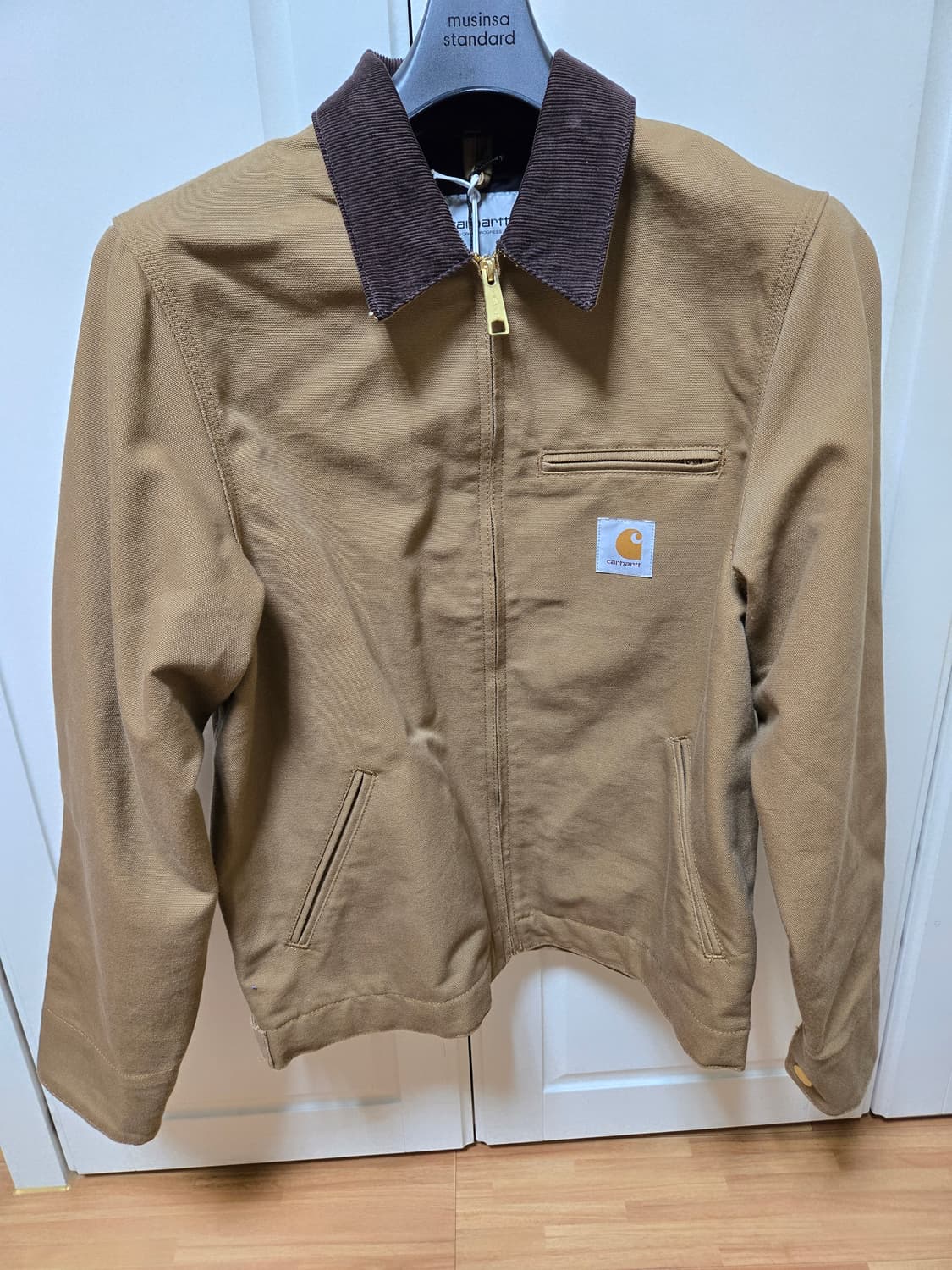 칼하트 wip 디트로이드 자켓 해밀턴 브라운 리지드 상품이미지1