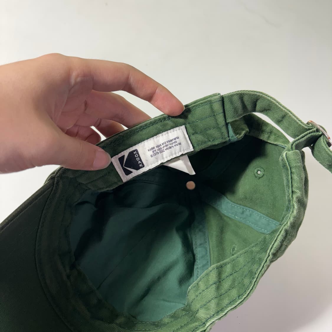 OS 코닥 KODAK 그린 면 볼캡 상품이미지4