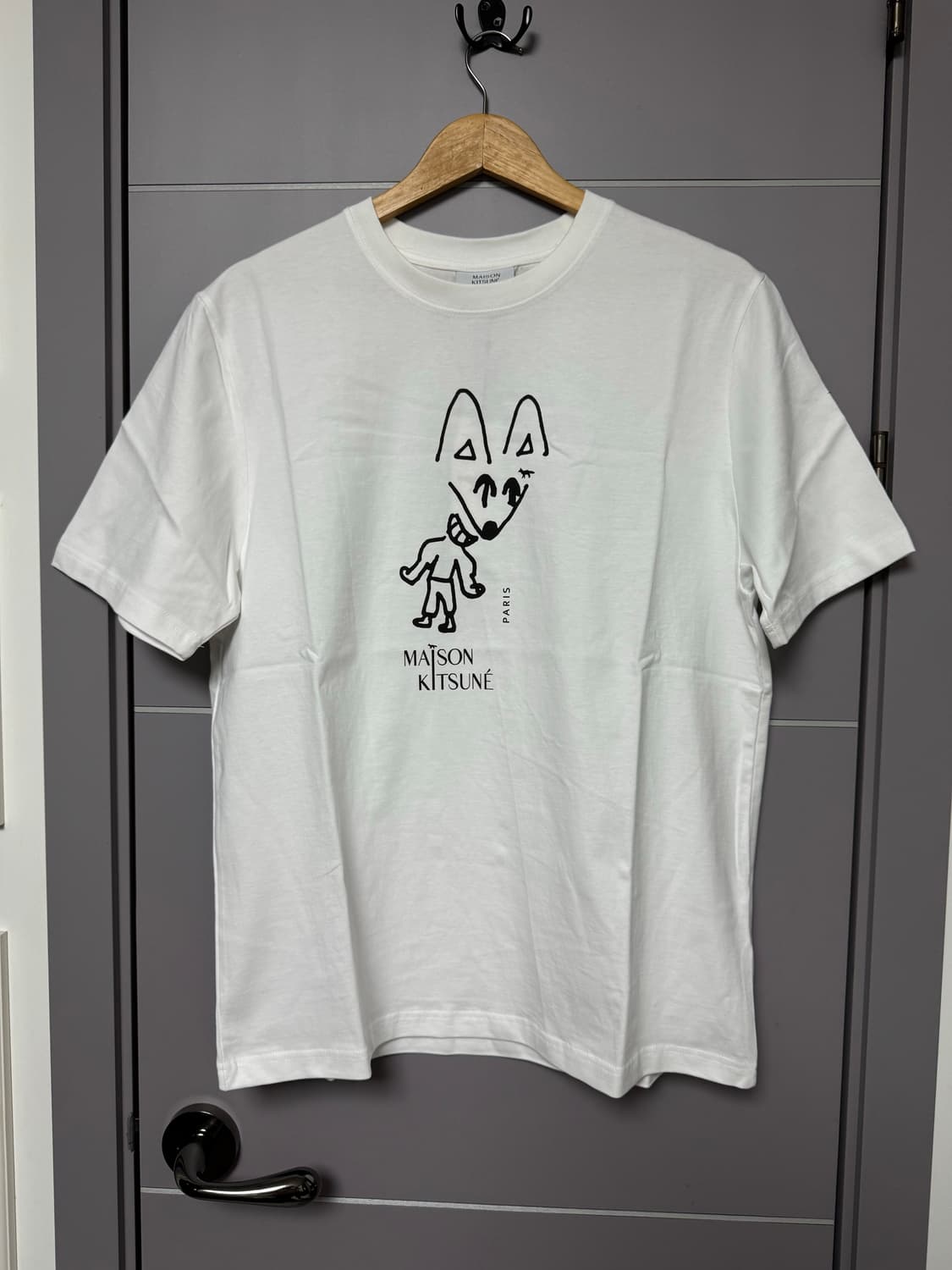 메종 키츠네 폭스 반팔티 m 새상품 큐알택 상품이미지4