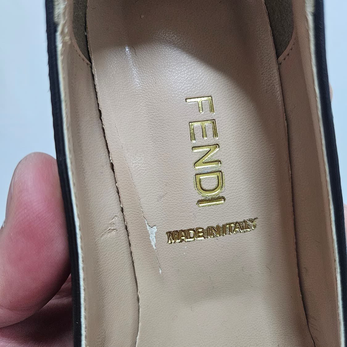 펜디 빈티지 오픈토 펌프스 힐 구두 235 상품이미지9