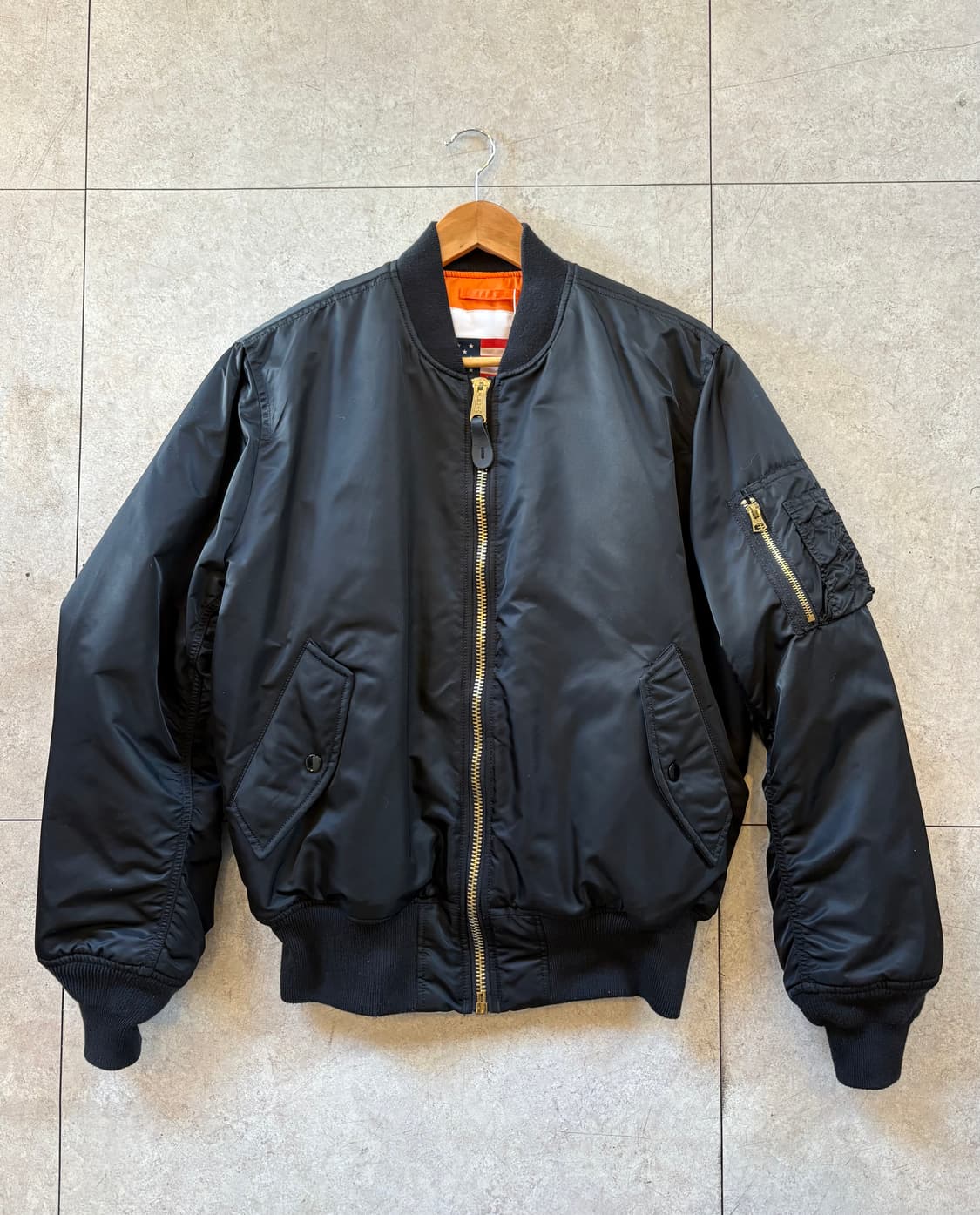 Alpha industries 알파 인더스트리 ma-1 양면 항공점퍼 상품이미지1