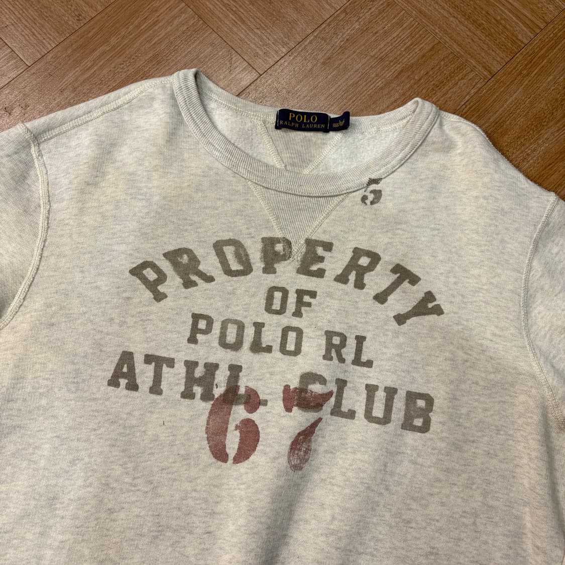 폴로 랄프로렌 오트밀 페이딩 스웻셔츠 상품이미지2