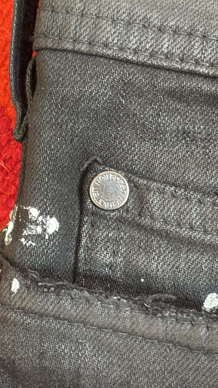 Abstract Face Waxed Jean 상품이미지6