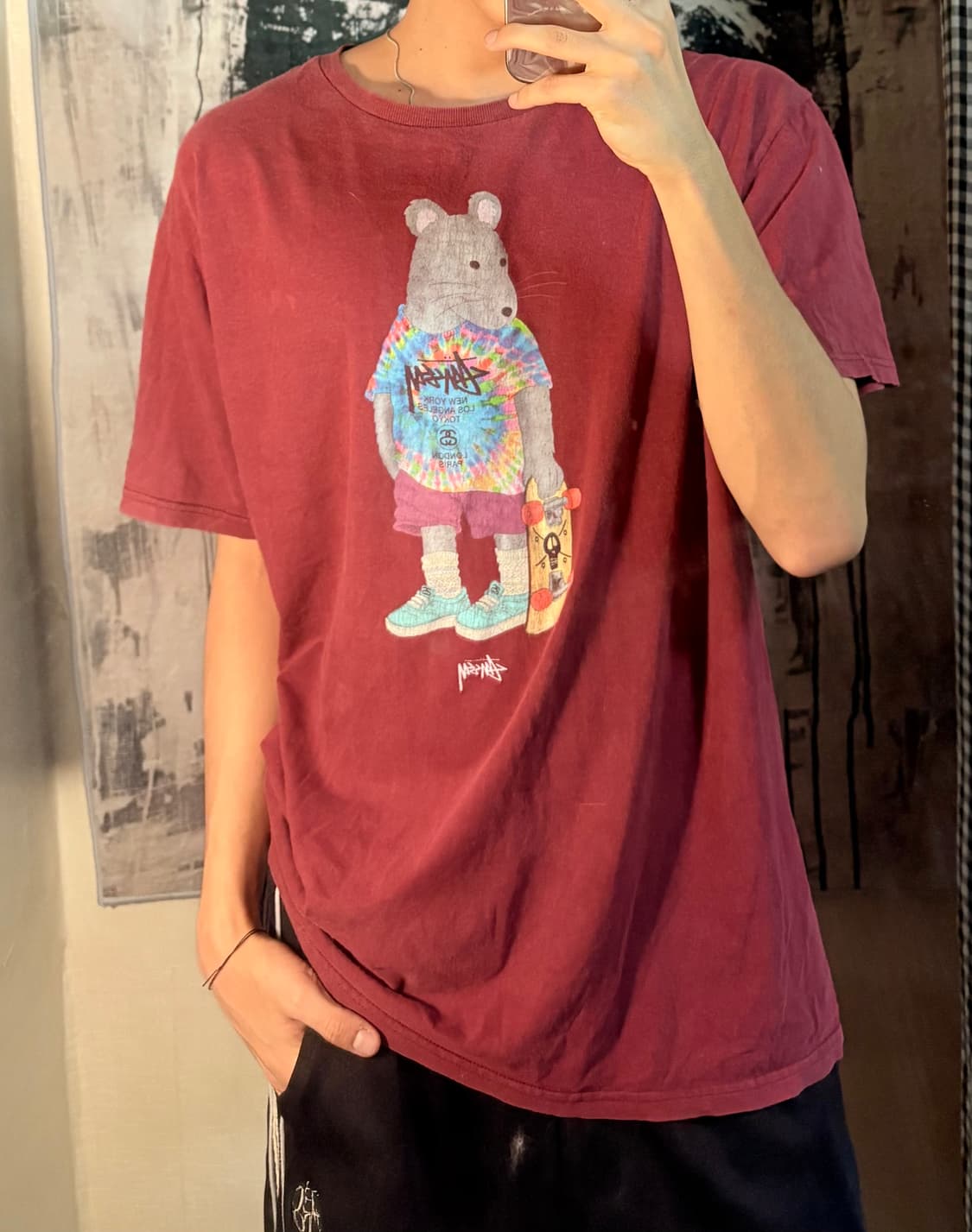 Stussy slate rat t-shirt  상품이미지3
