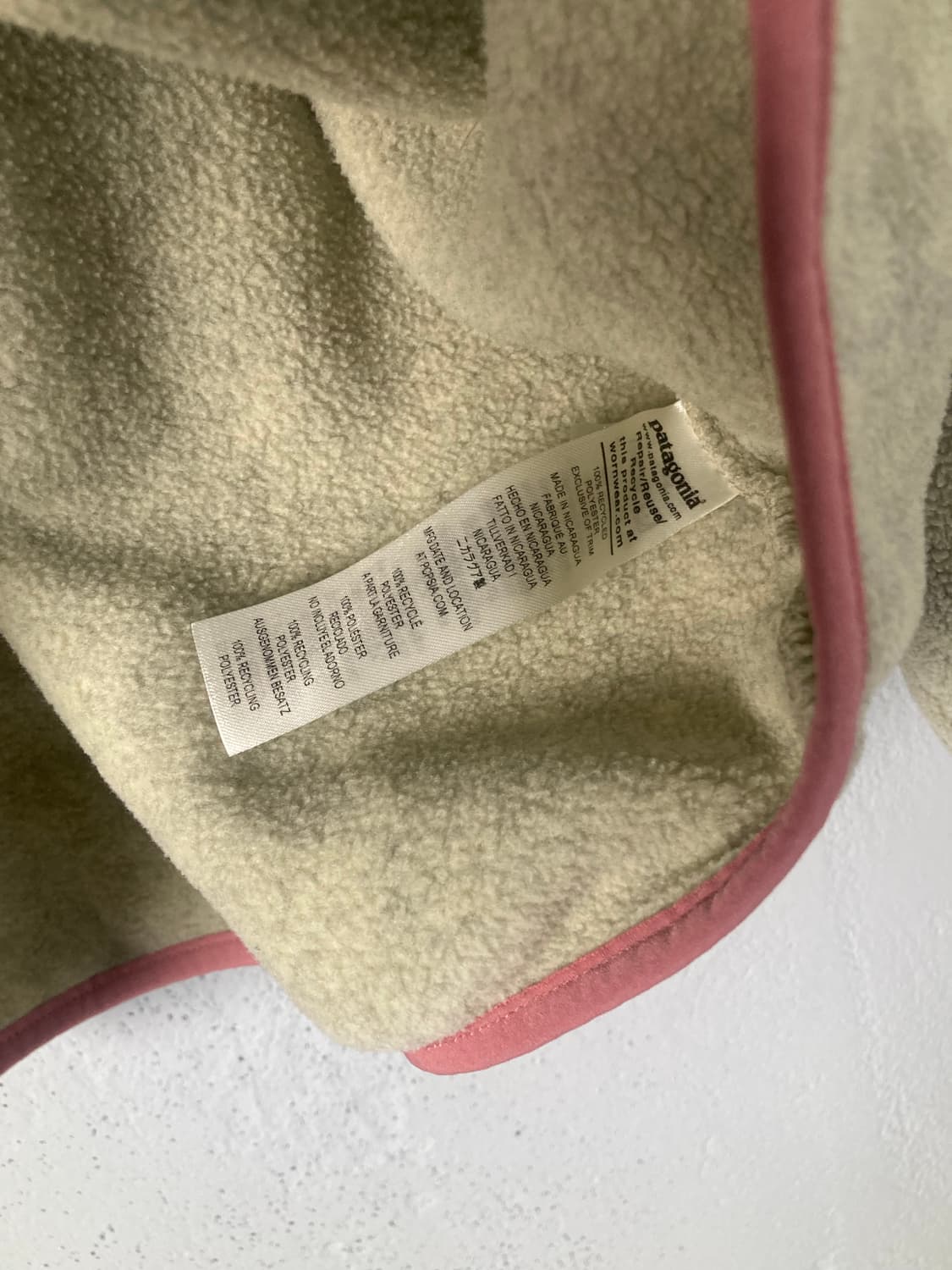 파타고니아 신칠라 풀오버 오트밀/라이트스타핑크 (L) 상품이미지5