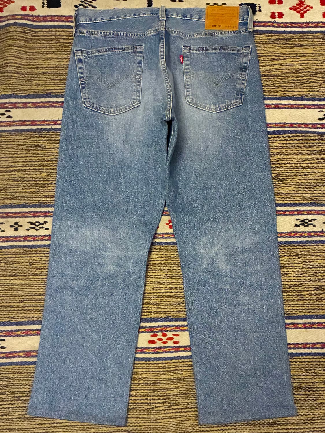 (34)Levis 리바이스 프리미엄 빅E 501 93 중청 데님 상품이미지5