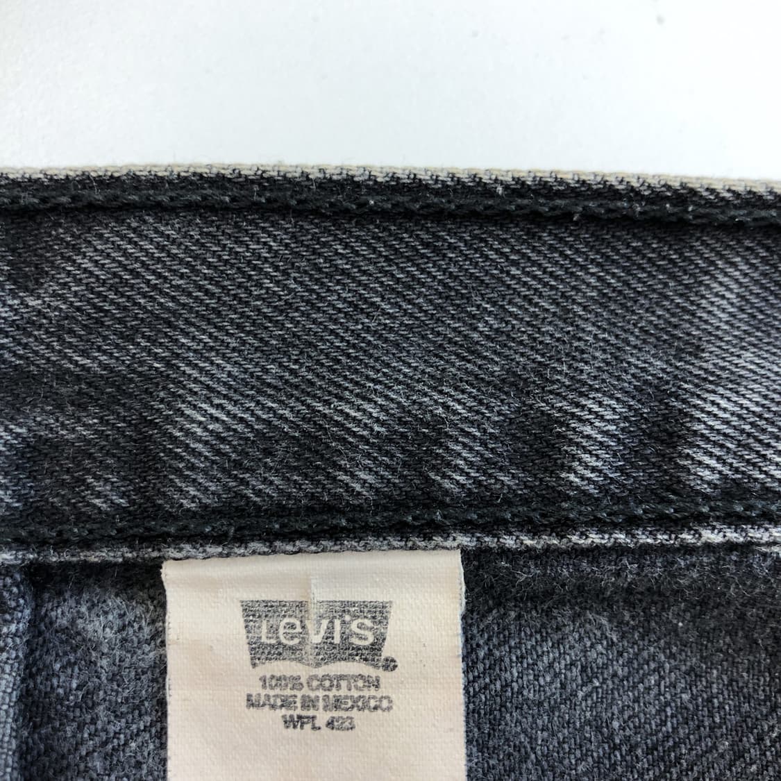 00s 리바이스 501 오리지널 멕시코 흑청데님진 29-30 인치  상품이미지5