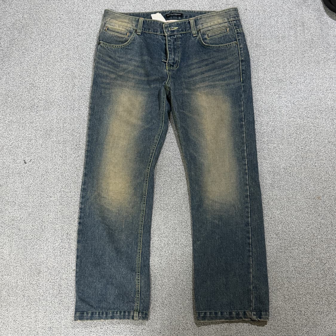 돌체앤가바나 메탈 로고 플레이트 워싱 데님 52 상품이미지6