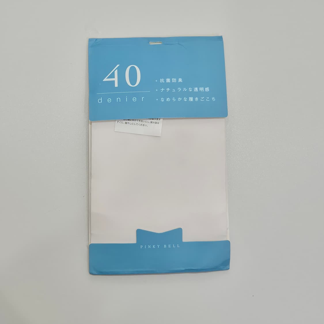일본 PINKY BELL 40D 화이트 팬티스타킹 상품이미지4