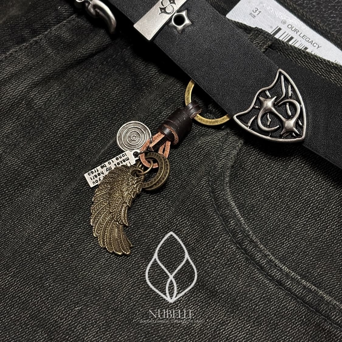 🌗 Vintage feather keyring / 빈티지 깃털 키링 상품이미지5