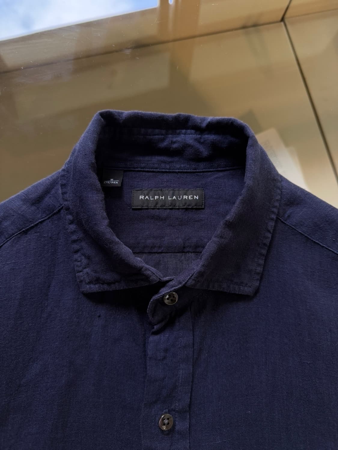 랄프로렌 블랙라벨 리넨 셔츠 100 상품이미지9