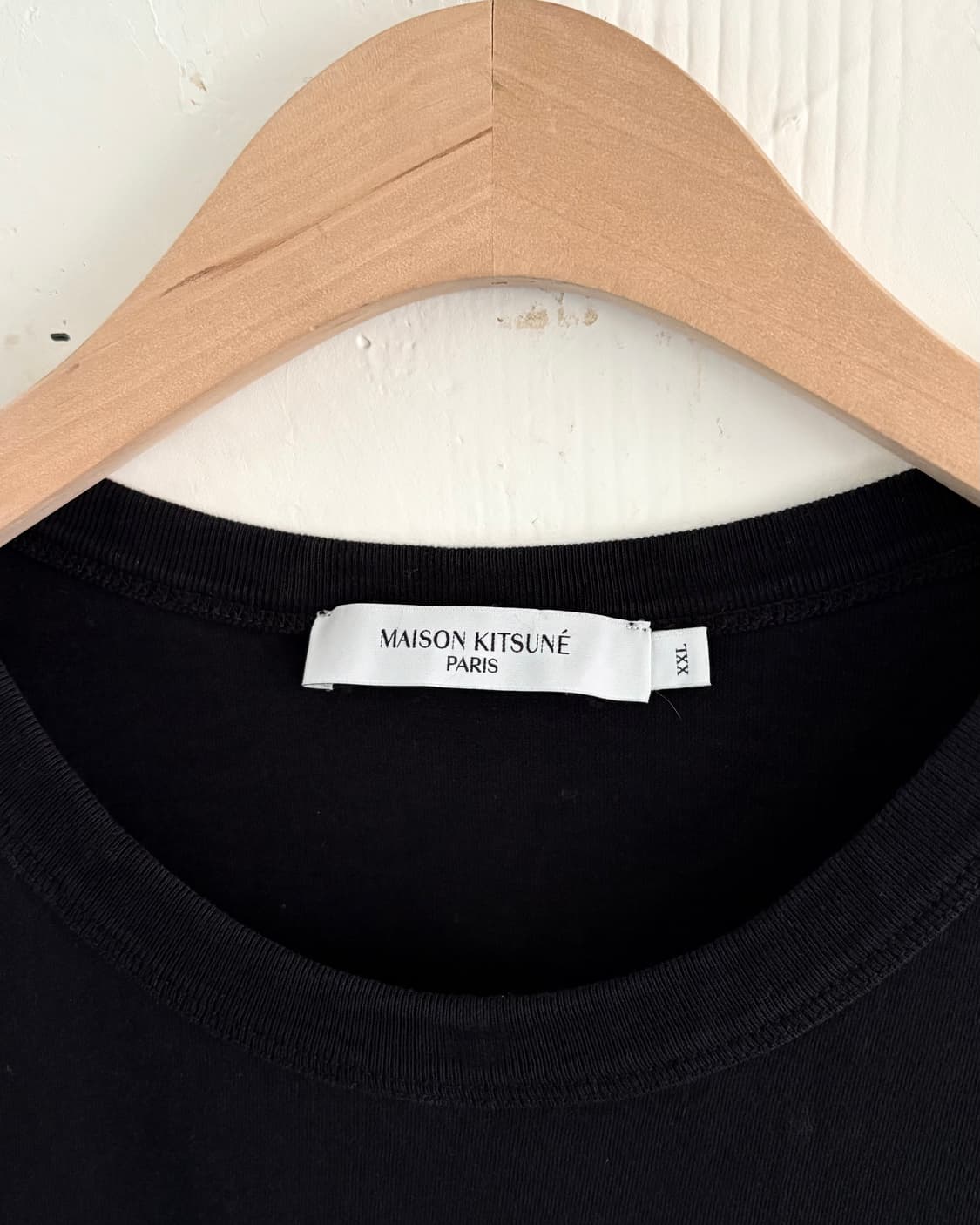 Maison Kitsuné 메종키츠네 블랙컬러 폭스로고 티셔츠 상품이미지3