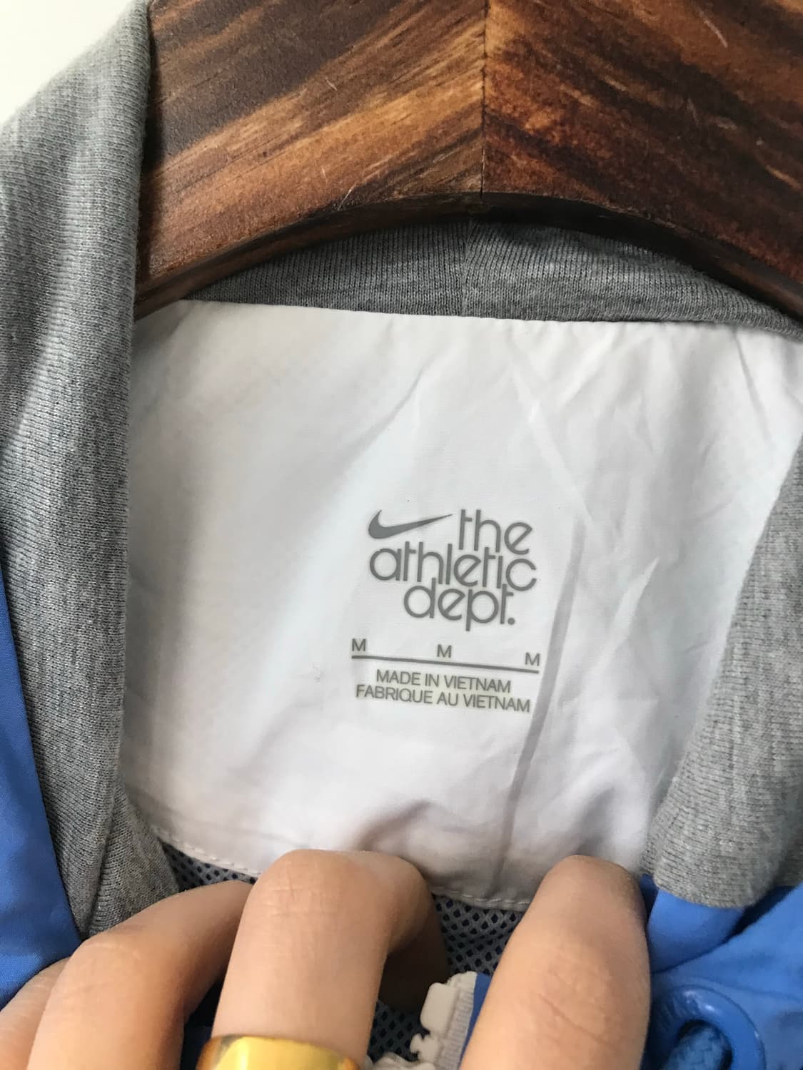 나이키 자수로고 배색 바람막이 자켓 상품이미지7