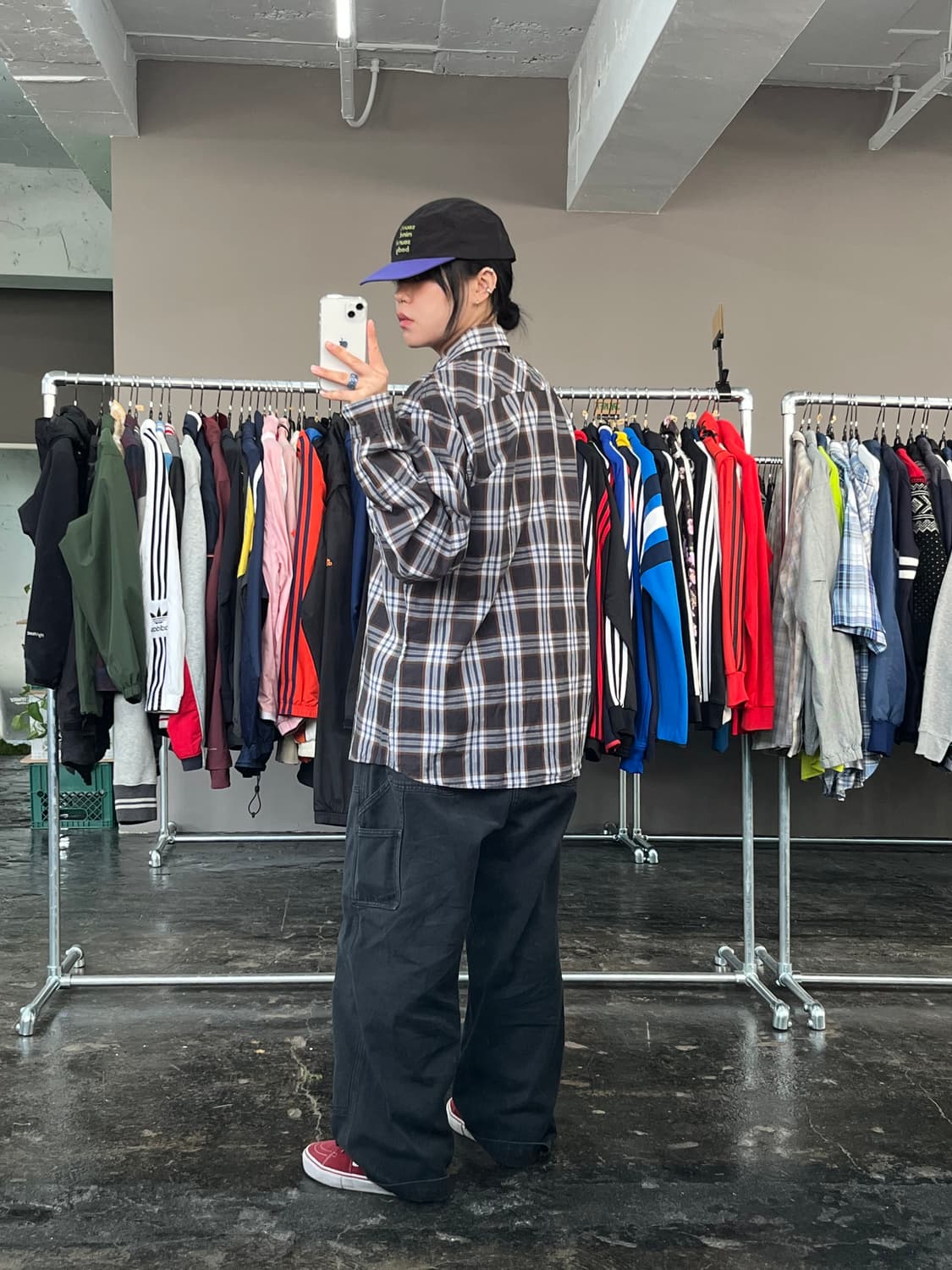 랭글러 웨스턴 체크 셔츠  상품이미지5