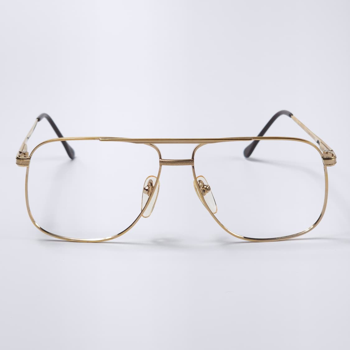 80년도 18K 도금 올드빈티지 투브릿지 안경 상품이미지1