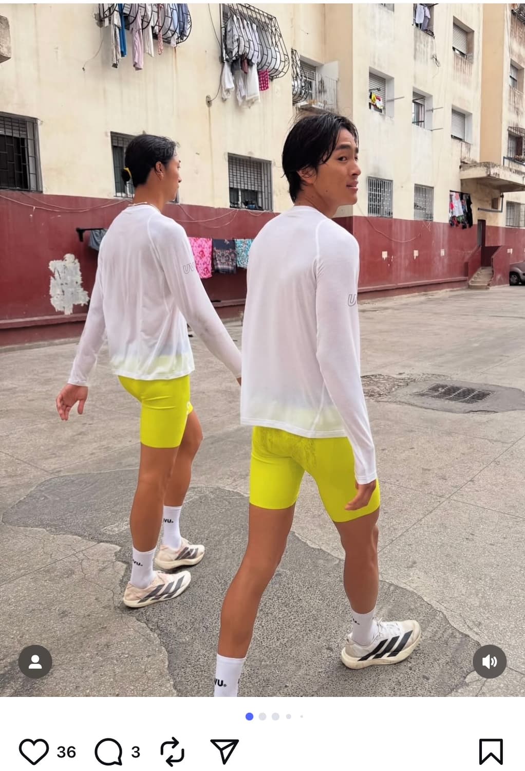 [새상품-M/L/XL]UVU L/S Running Top Frost 상품이미지3