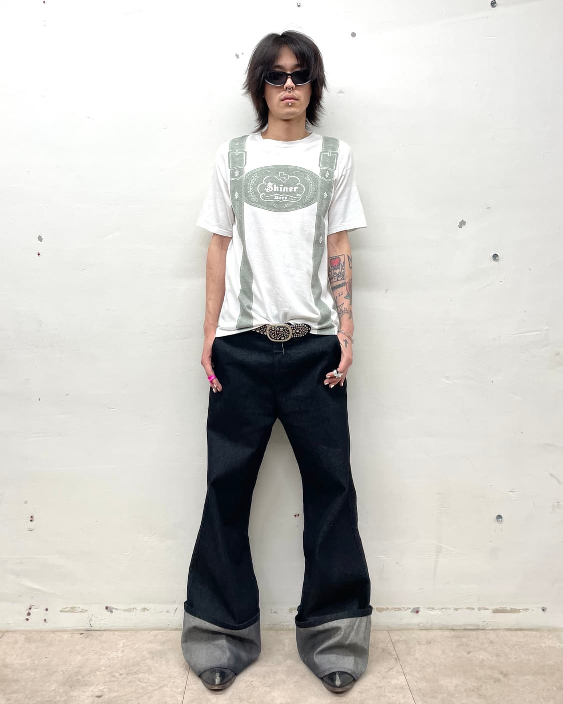 Suspender Belt Printed T-Shirt  상품이미지5