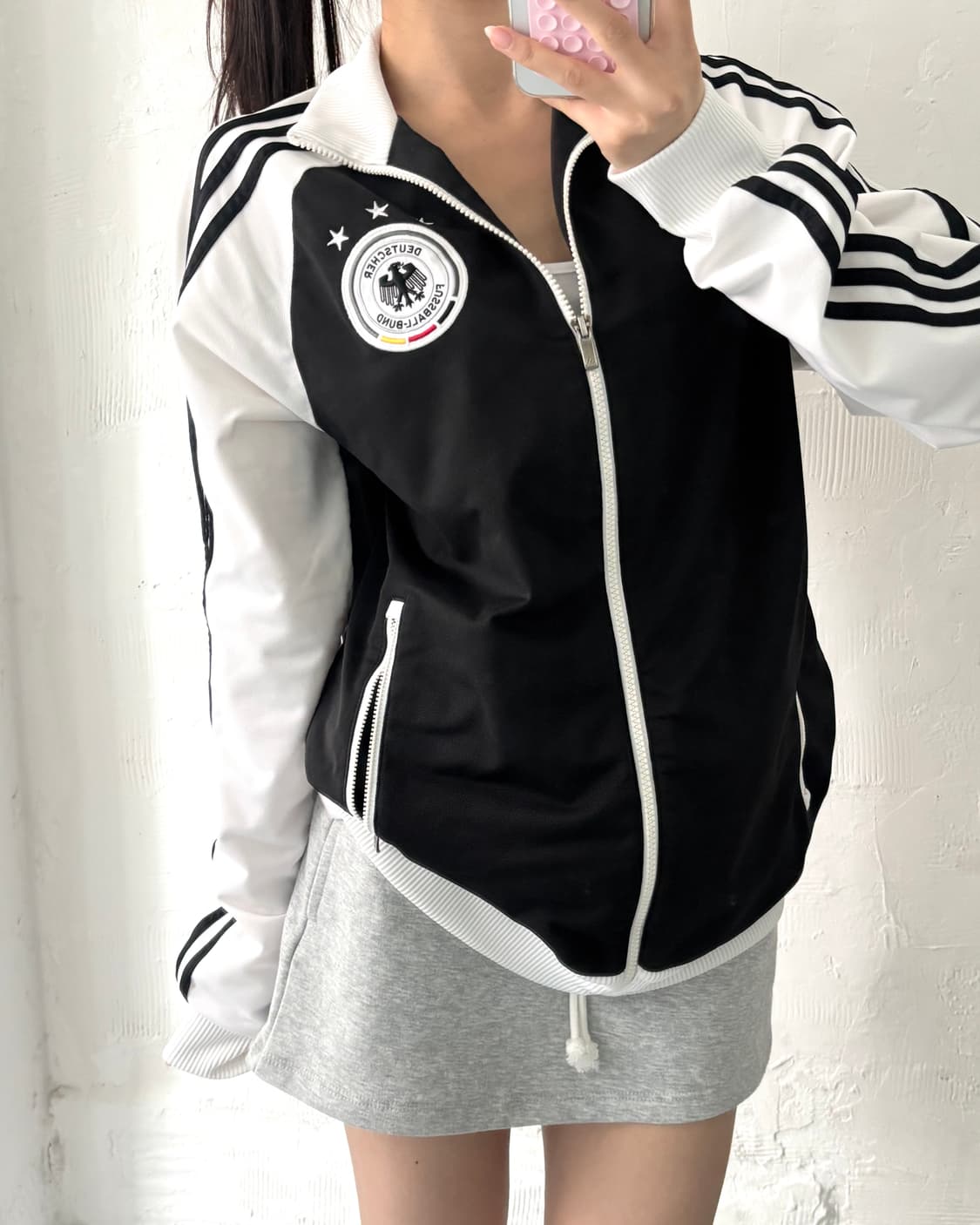 Adidas 아디다스 DFB 블랙-화이트 독일 국대 트랙탑 상품이미지1