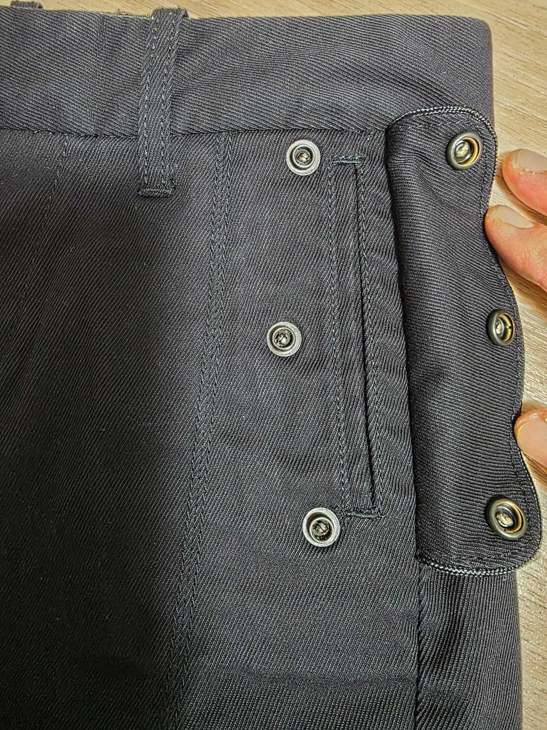 폴로랄프로렌 빈티지 치노 미니 스커트 블랙 25 상품이미지4