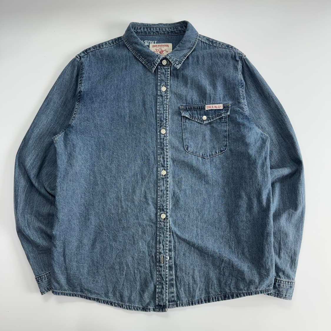 True religion 트루릴리전 데님 원포켓 셔츠  상품이미지3
