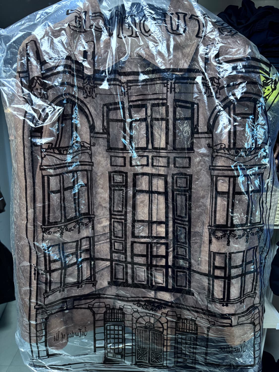 (새상품/os) stu 우먼 레더 필드자켓 브라운 상품이미지6