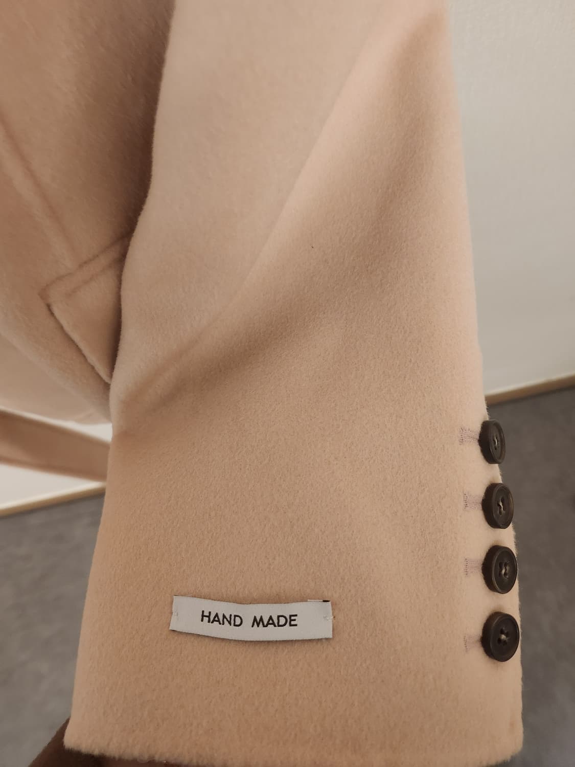 ((새상품))인디핑크 핸드메이드 울 코트☃️ 상품이미지5